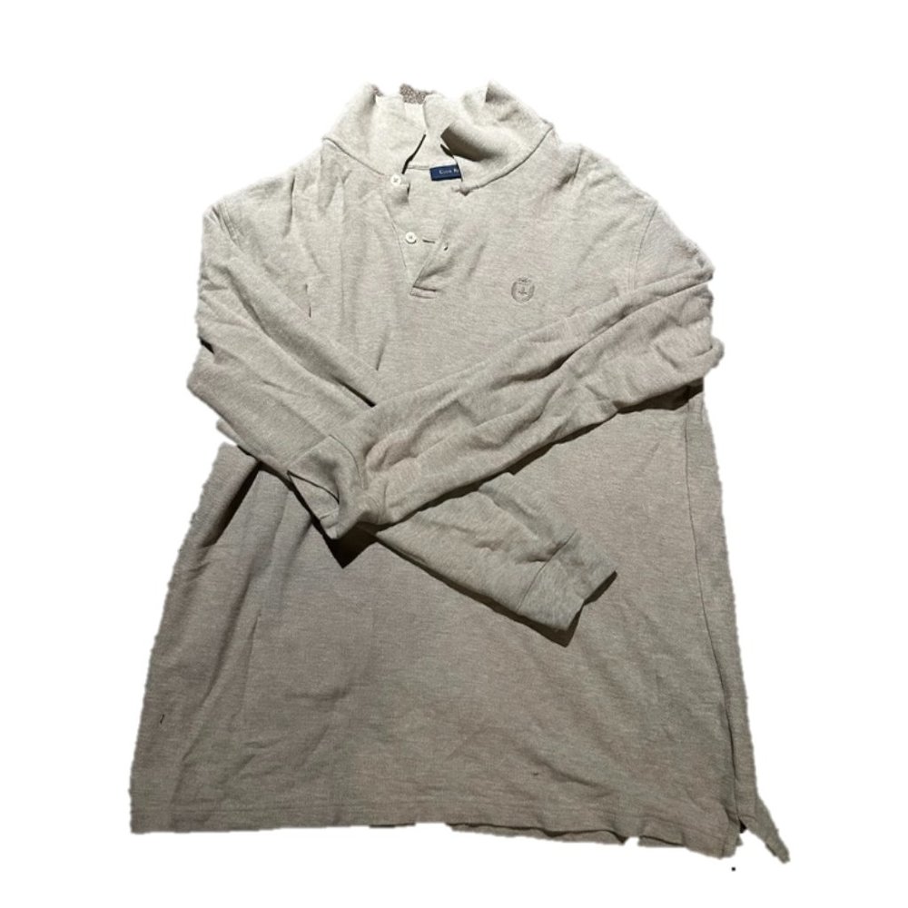 SIZE MEDIUM tan button up shirt UNISEX